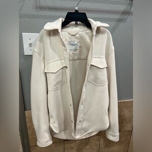 Off-White Abercrombie & Fitch Shacket XS Button Down